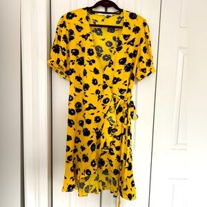 Diane Von Furstenberg Wrap Dress Sz 14 Like New